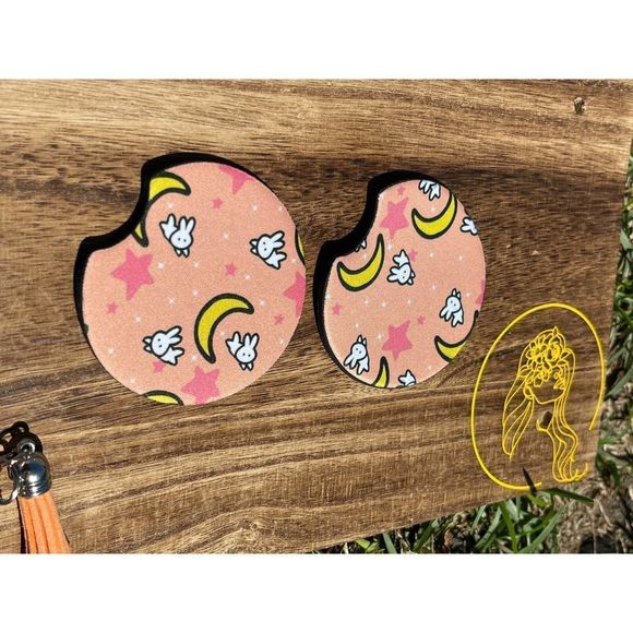 Anime Sailor Moon Car Coasters & Keychain | Car Accessories | Car Coaster - Picture 2 of 10